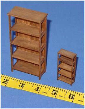 Contemporary shelves in two scales